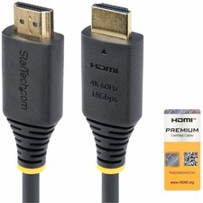 StarTech 10ft 3m Premium Certified High Speed HDMI Cable hdmi2cable4k6010f