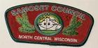 Samoset Council Strip CSP 90th Green Boy Scout CC4