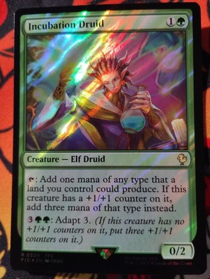SURGE FOIL Inkubationsdruide - FIN FIC Commander - NM - Magic: The Gathering MTG