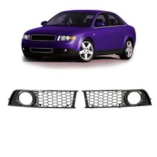 Nebelscheinwerfer Blenden Set schwarz passend für Audi A4 B6 2001-2004