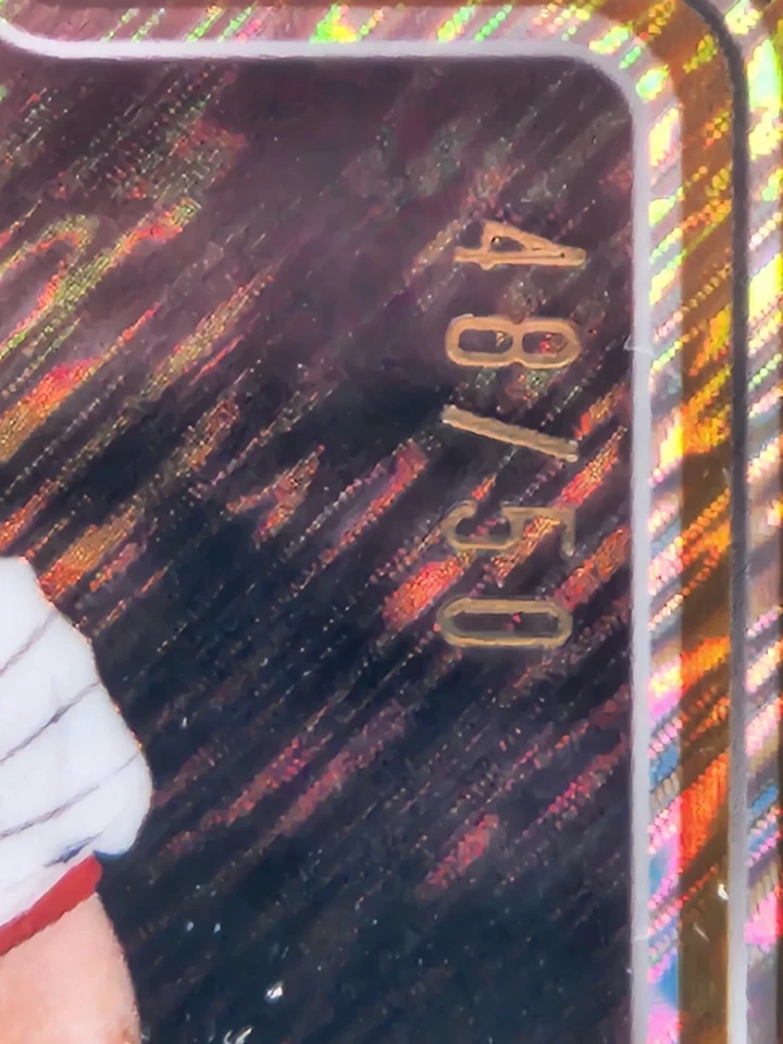 2025 Bowman University Miller Moss Gold Shimmer Auto /50 - Image 3 of 3