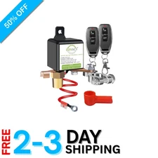 Remote Battery Disconnect Switch 12V 250A for Anti-Theft Vehicle Protection