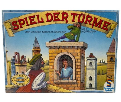 Spiel der Türme Stein um Stein Turmhoch überlegen Schmidt Brettspiel Stein Spiel