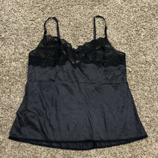 Womens Lace Spaghetti Straps Bow Accent Camisole JC Penney B12