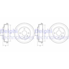 Tambour de frein Chevrolet AVEO