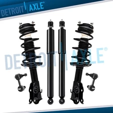 1.8L Front Struts w/ Coil Spring Sway Bars Rear Shocks for 2006-2011 Honda Civic
