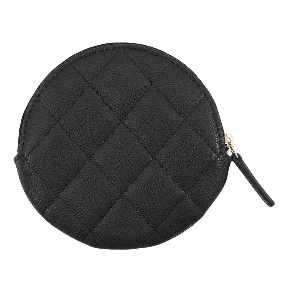 Chanel Coin Case Matelasse Coco Mark Caviar Skin AP3594 Wallet Black image 3