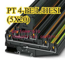50PCS/box NEW Phoenix Contact 3002602 fuse terminal block PT 4-PE/L/HESI (5X20)