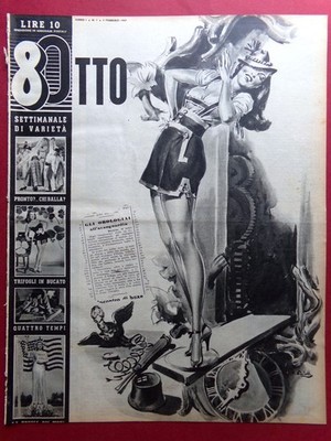 Magazine 8 October 2 February 1947 First Carnera Waltz Dance Poprikos and Koluma