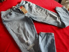 Levi's Scult Soft 721 High Rise Skinny Distressed Women Size: 12 Medium 31x30
