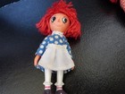 CUTE Vintage 1980s Raggedy Ann & Andy dolls small 4 inch Bobbs-Merrill — photo 6