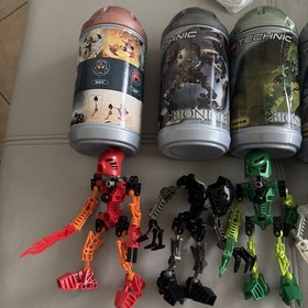 Lego bionicle toa mata set of 6 complete builds, all canisters, Tahu 8534 Mask