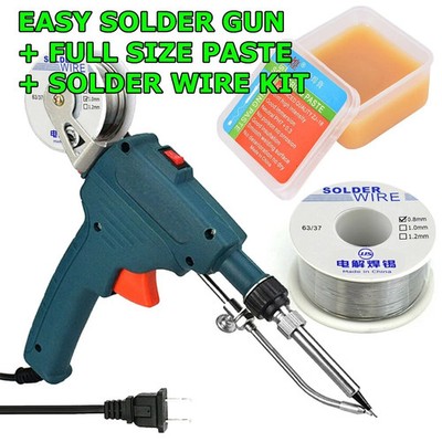 Soldering Iron Electric Gun Adjustable Temperature Welding Solder Wire Paste