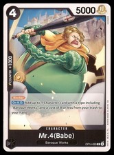 Mr.4(Babe) OP14-093 Common The Azure Sea's Seven One Piece Near Mint