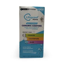 LIFEPROOF HOME MULTI-SURFACE CERAMIC COATING 8 OZ COMPLETE KIT TOWEL SPRAYER