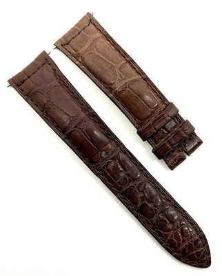 Jaeger LeCoultre 21mm x 18mm Brown Alligator Watch Strap Band Authentic OEM