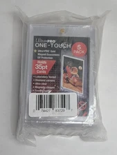 Ultra Pro One-Touch Magnetic Card Holder 35pt Point - 5 PACK