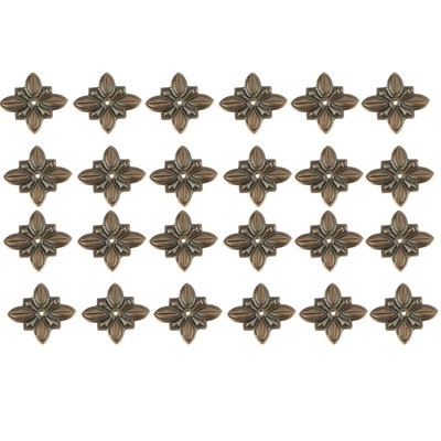24 Stck. Grün Bronze Dekorative Eisen Akzente Zum Bezaubern Für Schmuckschatul