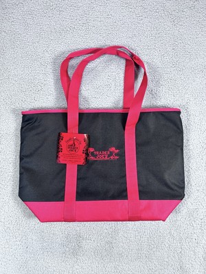 Trader Joe's Extra Large 7 Gallon Red Black Insulated Cooler Tote Reusable Bag 