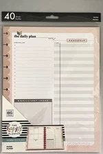 The Happy Planner - Paper -11"x 8.5" - 40ct "The Daily Plan" - 8998