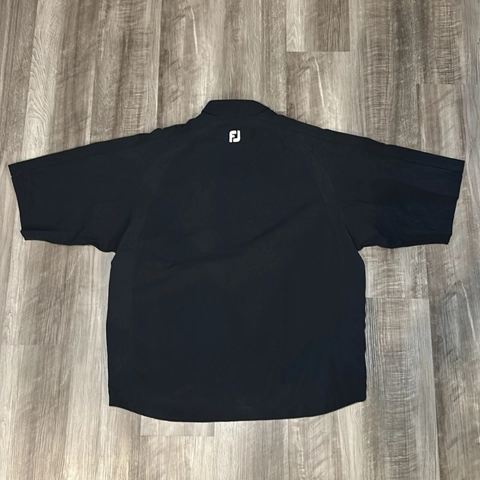 FootJoy Tour Collection DryJoys Half Zip Short Sleeve Pullover - XL — 第 3/4 张图片