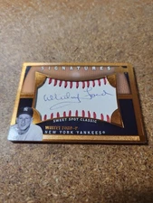 2005 Upper Deck Sweet Spot Classic Signatures Whitey Ford #WF Auto HOF Yankees