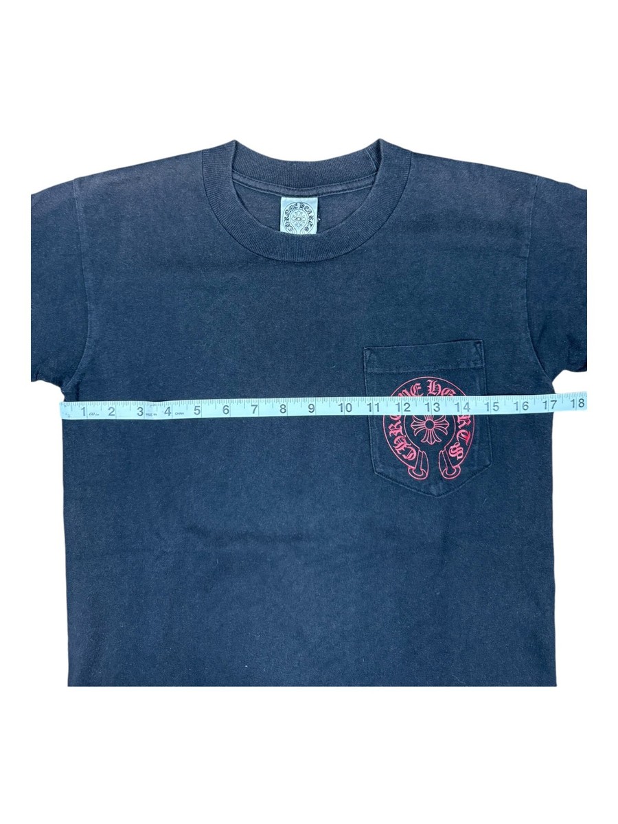 RARE Vintage 90s Chrome Hearts Faded T-Shirt Size Small Made in