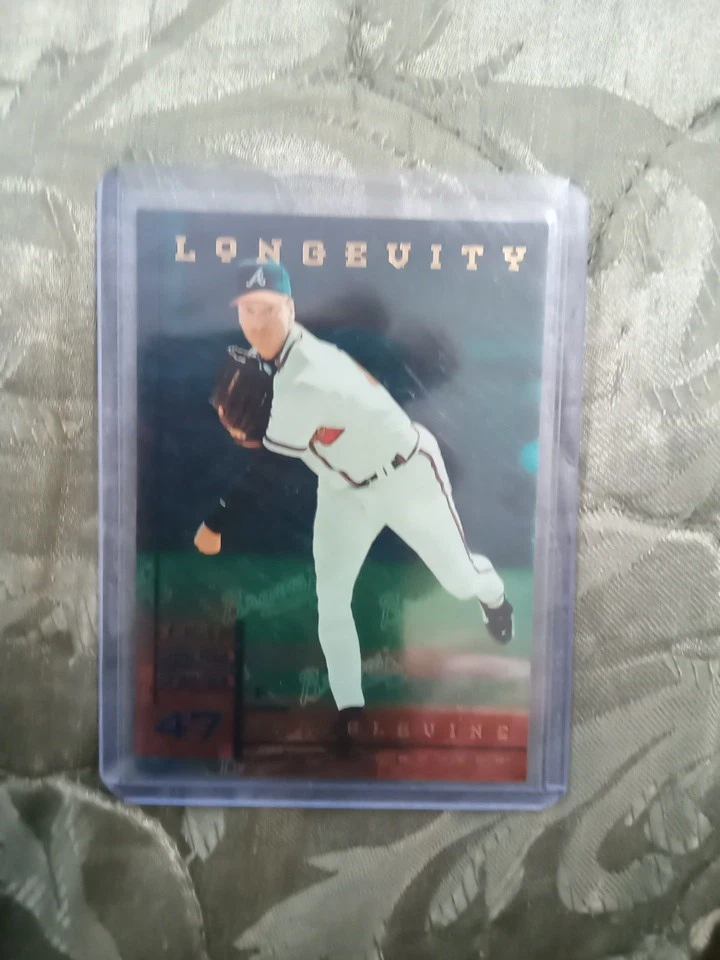 1998 年 LEAF 新秀和明星棒球 LONGEVITY TOM GLAVINE #20/50 亚特兰大勇士队 — 第 2/4 张图片