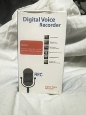 Digital Voice Recorder 8GB USB Rechargeable Dictaphone Small Tape Recorder