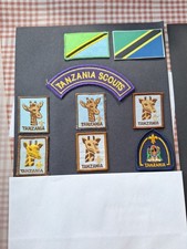 Scout Badges TANZAANIA SCOUTS  X 9