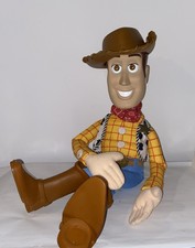 Toy Story Lifesize Woody Giant 2.5 Ft. Plush RARE PIXAR Mattel Hard Plastic Head