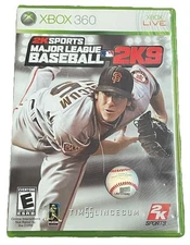 MLB 2K9 Baseball Xbox 360 - Complete CIB Game - Tested!