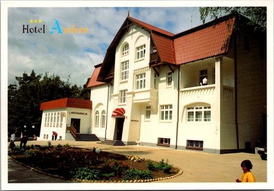 Stare Jablonki Poland Hotel Anders Building Continental Postcard A576