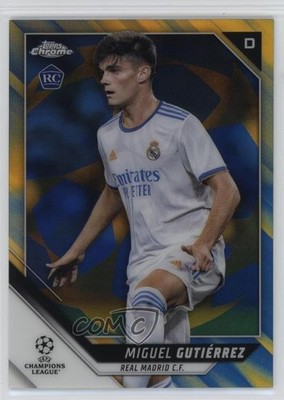 2021 Chrome UEFA Champions League /75 Miguel Gutierrez Gutiérrez Rookie RC 1ti6