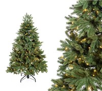 Weihnachtsbaum KüNstlicher Tannenbaum Led-Beleuchtung Kiefer 150Cm