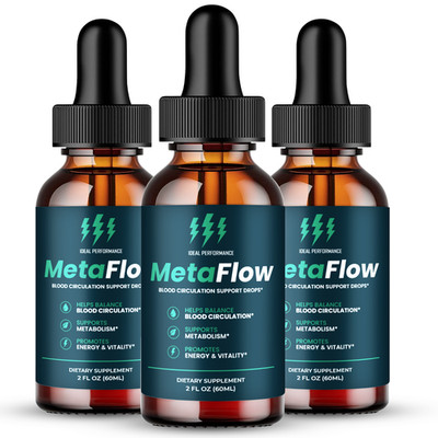 MetaFlow Drops, Official Meta Flow Supplement Droppers (3 Pack)
