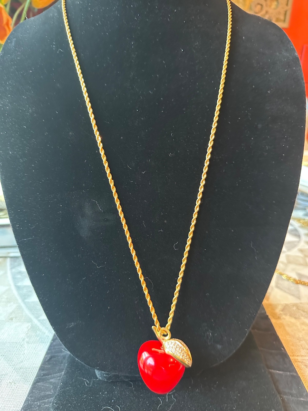 2 Vtg Kenneth Lane KJL Necklaces Lucite Resin Gre… - image 20