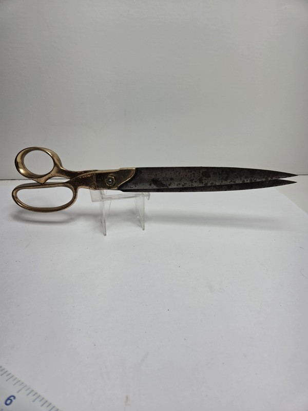 Antique Brass Handle Sheers Tailor Sewing Scissors
