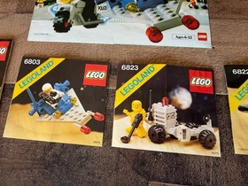 LEGO Vintage Instruction Book 6870 6803 6823 6822 Pamphlet 1983 Legoland Space