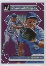 2023 Panini Donruss Diamond Kings Holo Purple George Brett #5 HOF 0pe3
