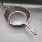 Wagner Ware Cast Iron 10 1/2” Chicken Fryer #8 USA Vtg Unmarked