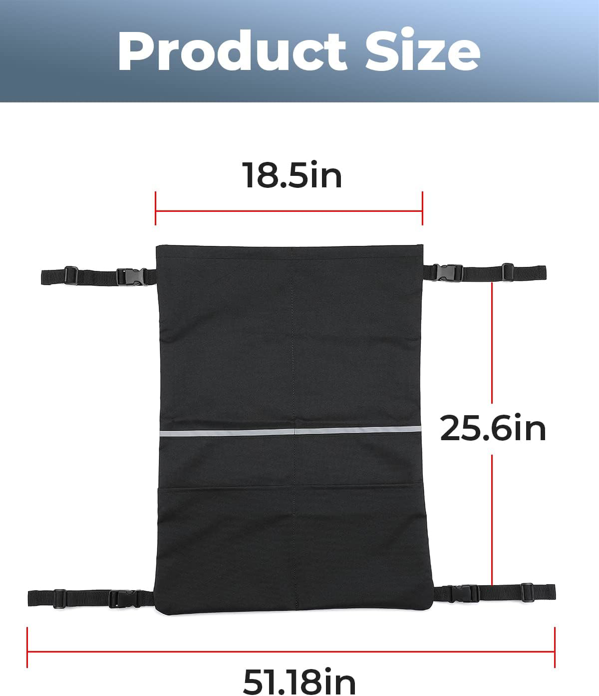 Dual Oxygen Tank Holder for Wheelchair Oxygen Cylinder Bag with Nice