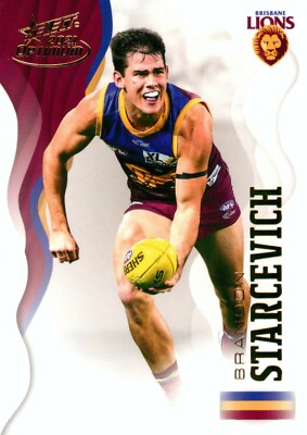 2021 BRISBANE LIONS AFL Card BRANDON STARCEVICH Optimum