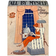 1921 All By Myself Irving Berlin Sheet Music ...