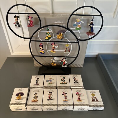 Hallmark Keepsake A Year of Disney Magic Ornaments and Display