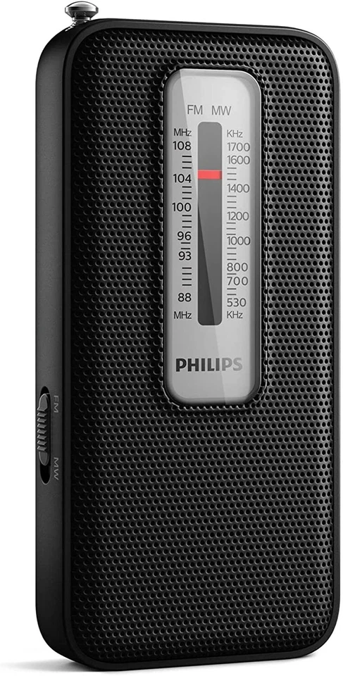 Philips Portable Radio Pocket Size. AM FM  High Quality. Great Sound - Image 3 of 4