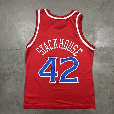 Vintage 90s Champion Jerry Stackhouse Philadelphia 76ers