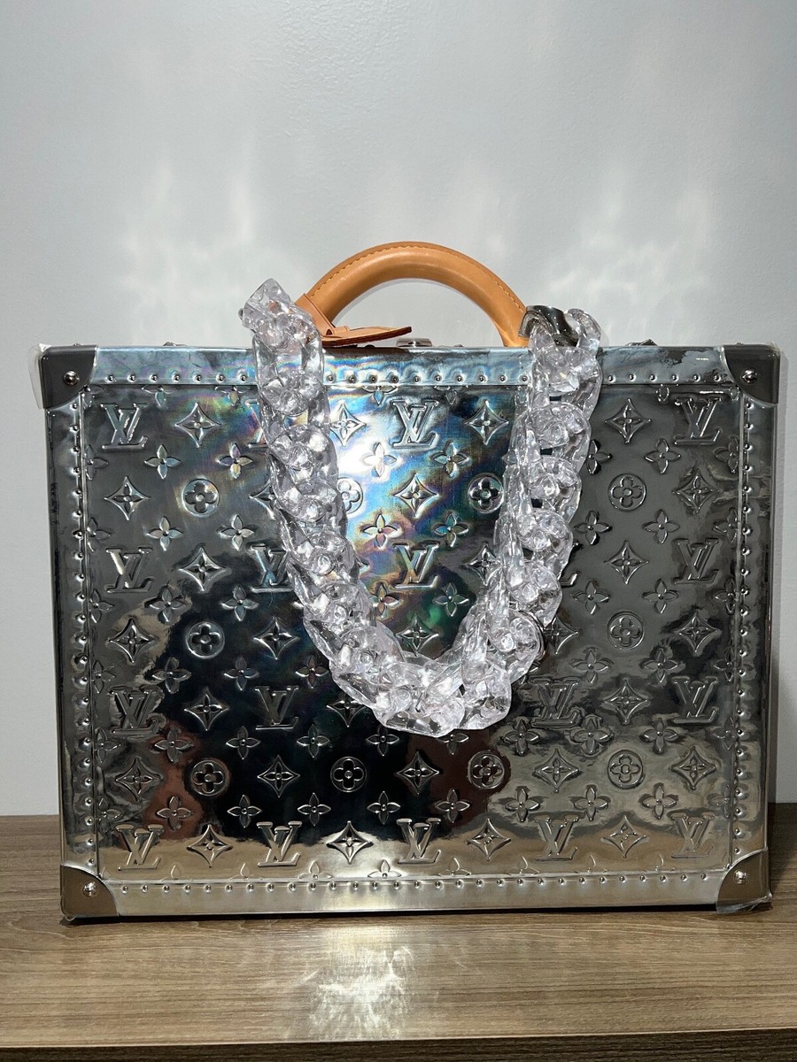 Louis Vuitton Cotteville 40 Monogram Mirror Silver Briefcase