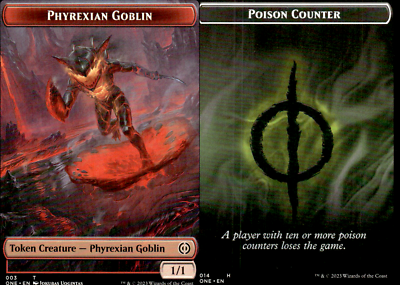 mtg cards that give poison counters Magic The Gathering - MTG -Phyrexian Goblin/Poison Counter