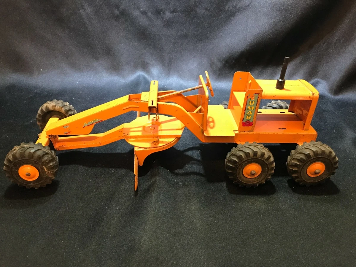 Vintage Collectible, Power Grader, Toy Construction Truck by Marx